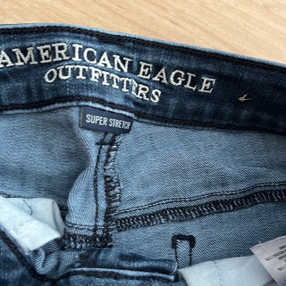 American eagle super stretch high rise jeggings 4- fits like 2 - Picture 3 of 5